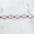 Brass Flat 10mm Link Chain in Antique Silver Lead – Sold by the Foot