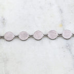 Brass Flat 10mm Link Chain in Antique Silver Lead – Sold by the Foot