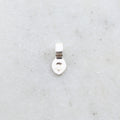 Sterling Silver Simple Silver Beaver Tail Bail Necklace Pendant Findings