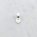 Sterling Silver Simple Silver Beaver Tail Bail Necklace Pendant Findings