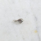 Sterling Silver or Vermeil Lightweight or Fan Shell Bail Necklace Pendant