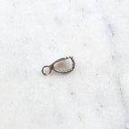 Sterling Silver or Vermeil Lightweight or Fan Shell Bail Necklace Pendant