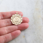 25mmx21mm Sterling Silver or 14K Gold Filled Saint Christopher Medallion