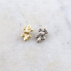 Sterling Silver or Vermeil Fleur De Lis Spacer Bead Fancy Accent Charm