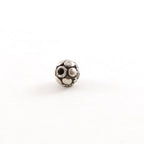 Sterling Silver Bali Style Accent Round Spacer Bead