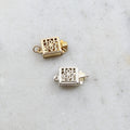 Sterling Silver or 14K Gold Filled Single Strand 8.5mm x 8.5mm Square Box