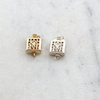 Sterling Silver or 14K Gold Filled Single Strand 8.5mm x 8.5mm Square Box