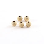14K Gold Filled 5mm Stardust Bead Shiny Sparkle Seamless Round Spacer (5pc)