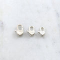 Sterling Silver . Padlock Heart Lobster Clasp 15mm 13mm 11mm Chain