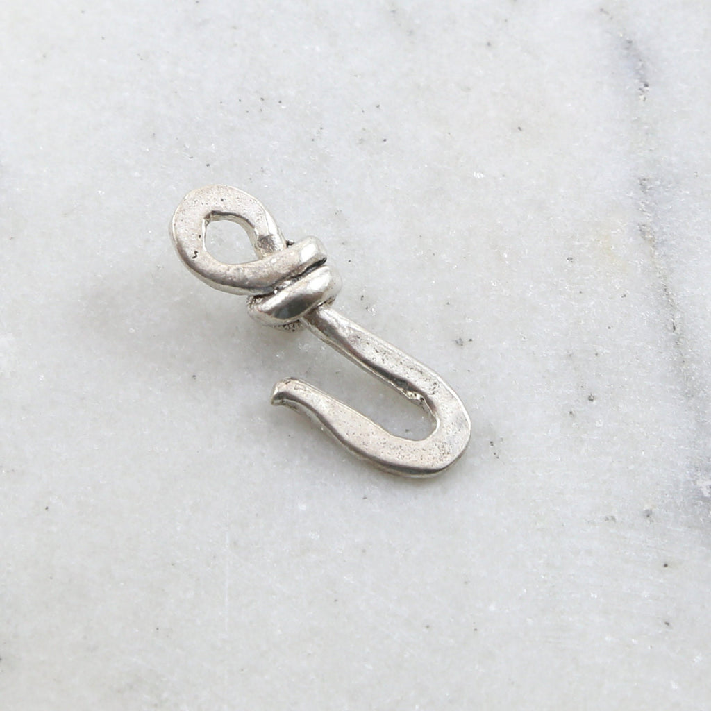 Sterling Silver Thick Large Hook Clasp Wrap Style Design Chain Findings