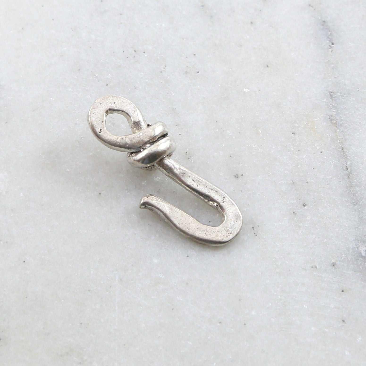Sterling Silver Thick Large Hook Clasp Wrap Style Design Chain Findings