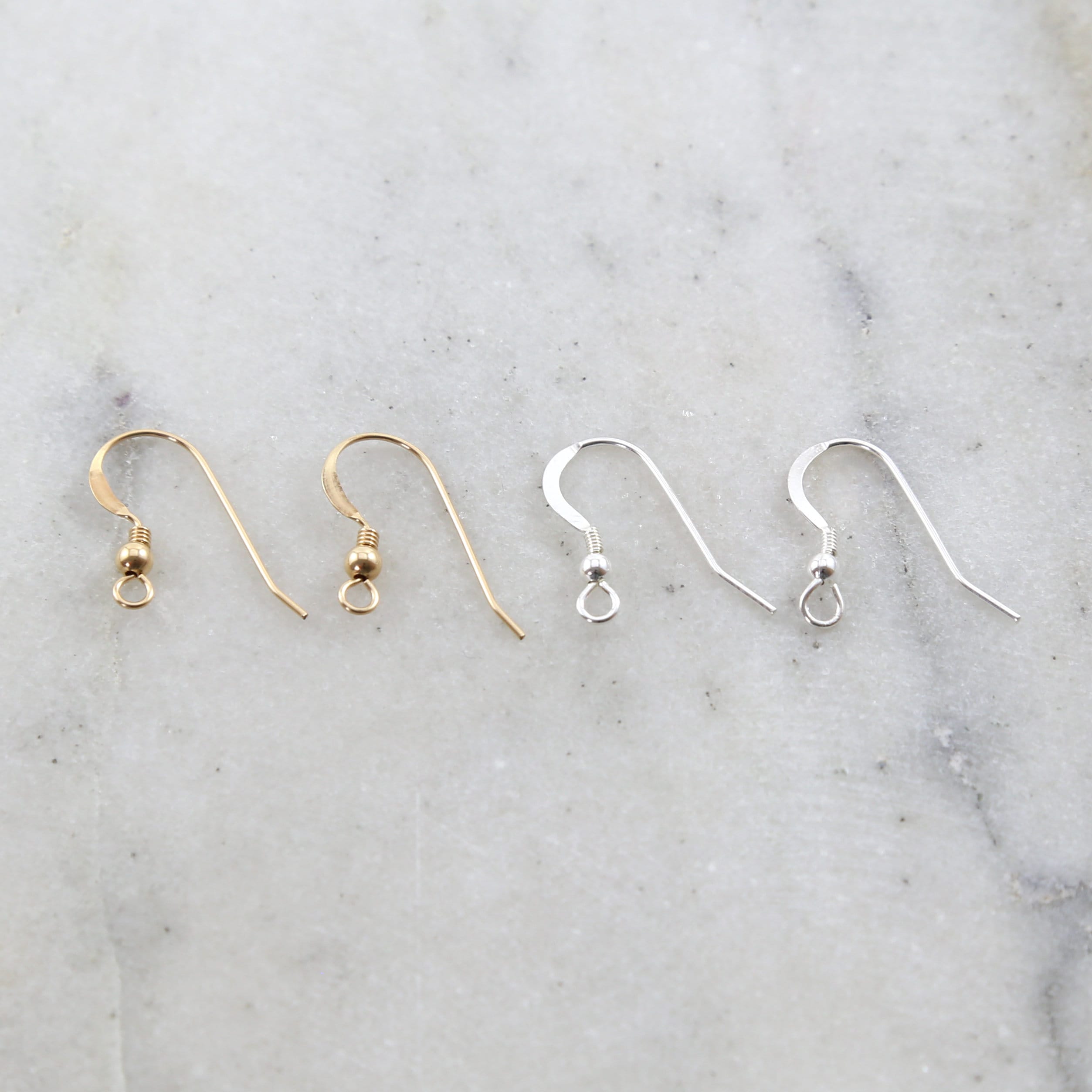 23mmx15mm Sterling Silver or 14K Gold Filled French Hook Ear Wire (2pc)