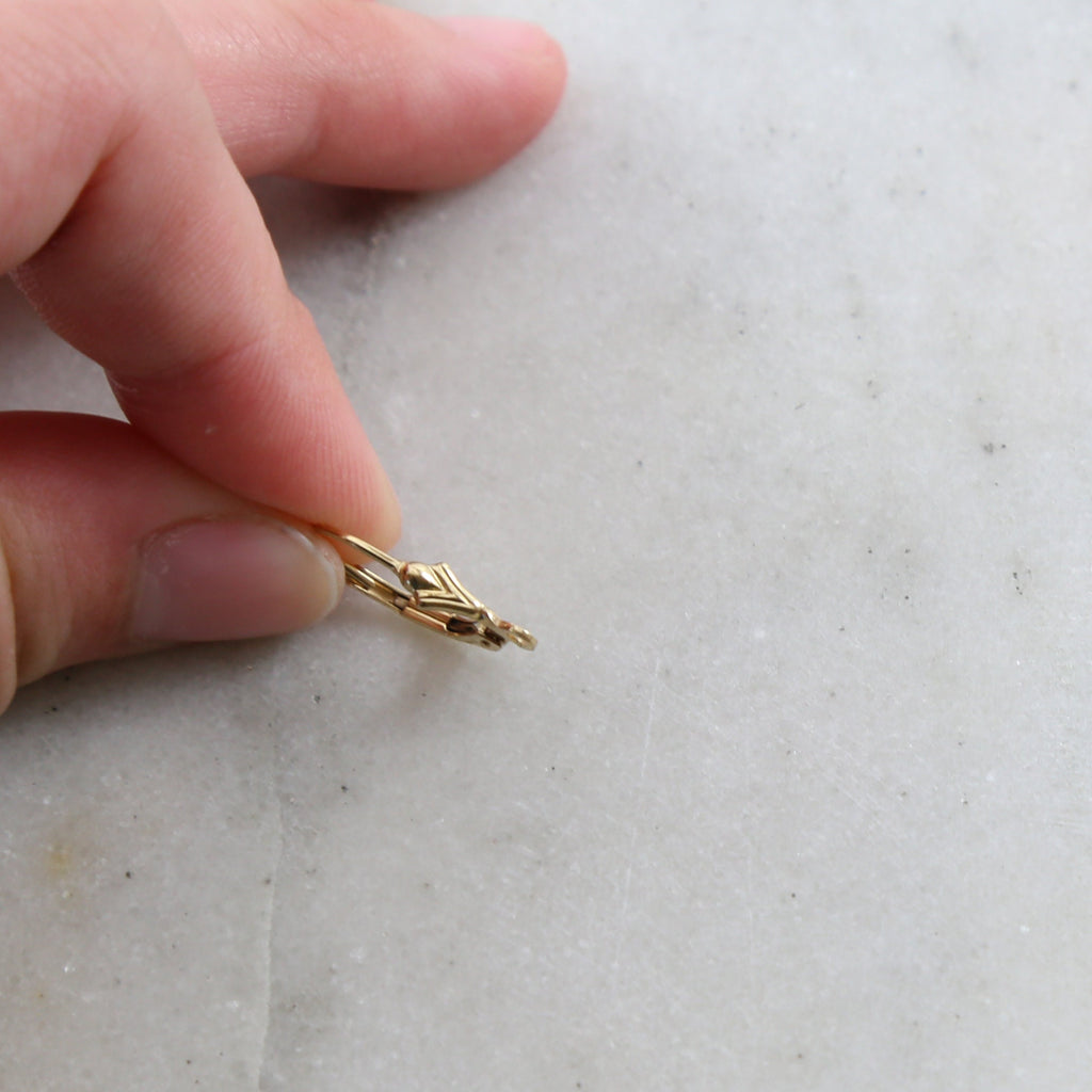 17mmx10mm Sterling Silver or 14K Gold Filled Small Fleur De Lis (2pc)