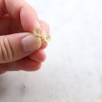 Sterling Silver or 14K Gold Filled 5mm or 6mm Flat Pad Posts Great (2pc)
