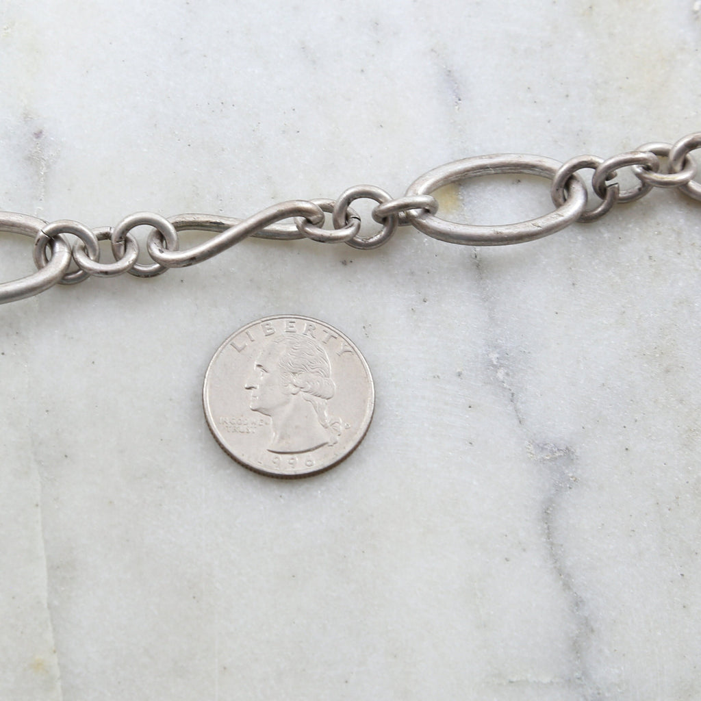 Brass Heavy Duty Strong Circle and Slanted Oval Purse Chain – Sold by the Foot