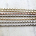5.5mmx4mm Brass Plated Chain Thick Sturdy Oblong Circle – Sold by the Foot