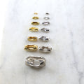 Base Metal Silver or Gold Ball Chain Closure Clasp Chain Findings (10pc)