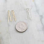 Sterling Silver or 14K Gold Filled 1 Inch Flat Head Pin 24 Gauge (10pc)