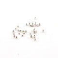 Sterling Silver 2mm Smooth Seamless Round Spacer Beads (25pc)