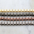 Brass Large Fancy Detailed Oval Chain with Dotted Ovals – Sold by the Foot
