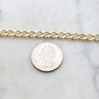 Brass Thick Faceted Diamond Cut Curb Chain in 8 Finishes – Sold by the Foot
