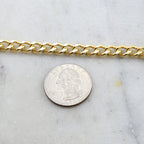 Brass Thick Gauge Faceted Diamond Cut Curb Chain in 5 – Sold by the Foot