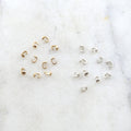 Sterling Silver or 14K Gold Filled Bead Tip Knot Cover 4mm x 3mm (10pc)