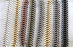 12mmx7mm Brass Plated Herringbone Chevron Choker Chain – Sold by the Foot