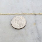 Brass Plated 2mm Satellite Ball Dotted Chain in 7 Finishes – Sold by the Foot