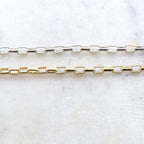 5mmx3.25mm Brass Gold or Silver Plated Thick Rectangular – Sold by the Foot