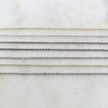 Brass Ultra Dainty Teeny Tiny Delicate Rolo Chain 7 – Sold by the Foot
