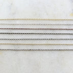 Brass Ultra Dainty Teeny Tiny Delicate Rolo Chain 7 – Sold by the Foot
