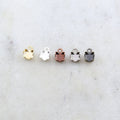 8mmx5mm Base Metal Preciosa Rhinestone Chain Closure Clasp End Chain (10pc)