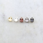 8mmx5mm Base Metal Preciosa Rhinestone Chain Closure Clasp End Chain (10pc)