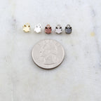 8mmx5mm Base Metal Preciosa Rhinestone Chain Closure Clasp End Chain (10pc)