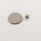 Sterling Silver Heart Cut Out Large Hole Spacer Bead Leather Slide Bead