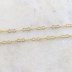5mmx1.75mm 14K Gold Filled Ultra Delicate Figure 8 Kringle – Sold by the Foot