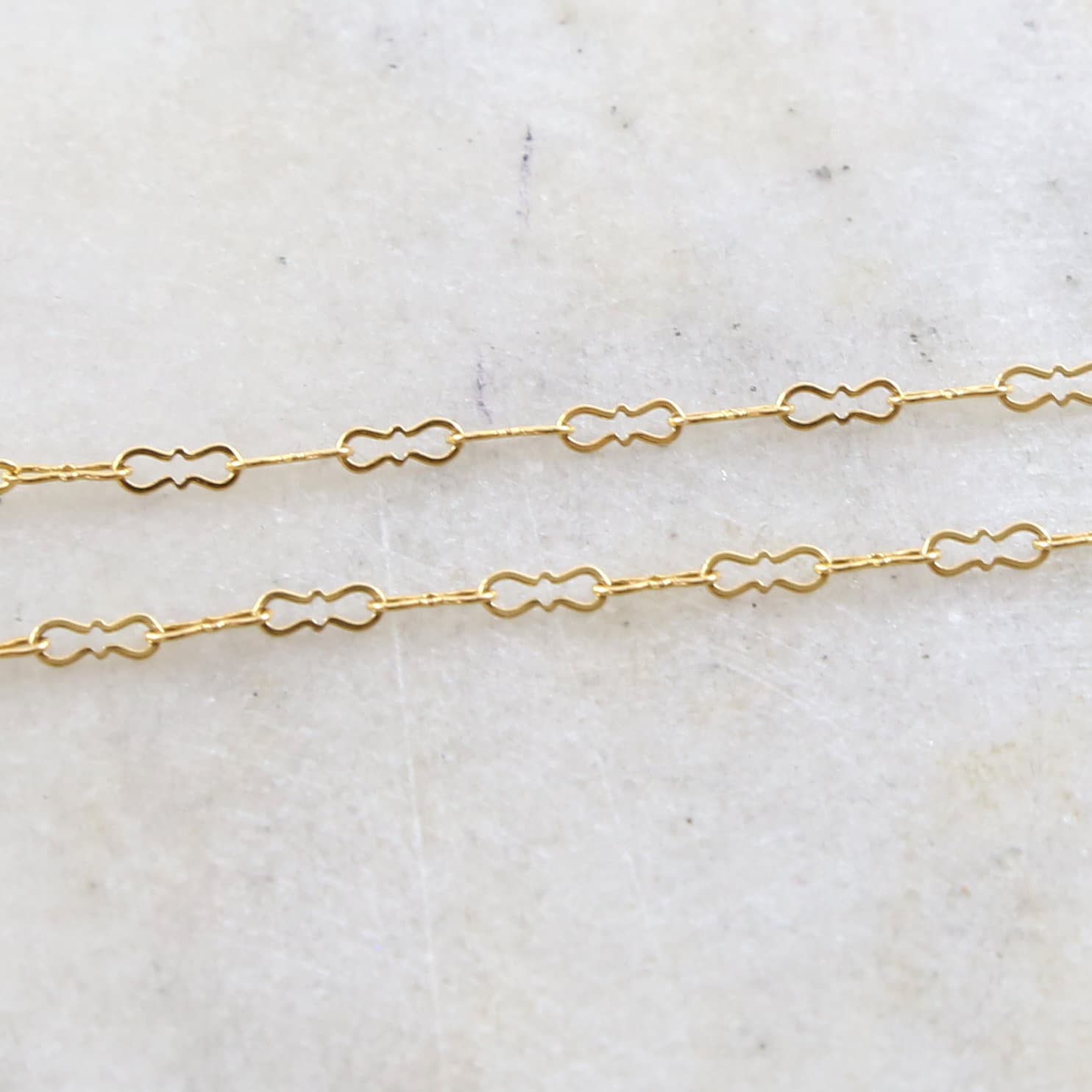 5mmx1.75mm 14K Gold Filled Ultra Delicate Figure 8 Kringle – Sold by the Foot