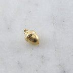 8mmx5mm Sterling Silver or Vermeil Tiny Acorn Charm Gold Nature Oak Tree