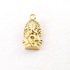 25mmx12mm Sterling Silver or Vermeil Large Detailed Ganesh Deity Charm Hindu