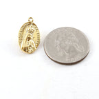 20mmx12mm Sterling Silver or Vermeil Our Lady of Fatima Double Sided Small