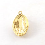 20mmx12mm Sterling Silver or Vermeil Our Lady of Fatima Double Sided Small