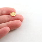 Pewter Organic Hammered Textured Button 8mm Round Circle Flat