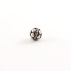 Sterling Silver Bali Style Accent Round Spacer Bead