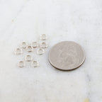 Sterling Silver 5mm Split Jump Rings Charm Links Findings (10pc)