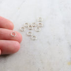 Sterling Silver 5mm Split Jump Rings Charm Links Findings (10pc)