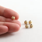 14K Gold Filled 5mm Stardust Bead Shiny Sparkle Seamless Round Spacer (5pc)