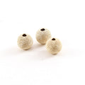 14K Gold Filled 8mm Stardust Bead Shiny Sparkle Seamless Round Spacer (3pc)