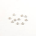Sterling Silver 5mm Flower Bead Cap (10pc)