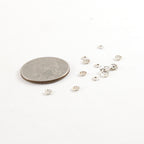 Sterling Silver 4mm Flower Bead Cap (10pc)